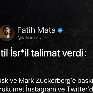 Fatih Mata, Instagram: "Burdan Devlet yetkililerine sesleniyorum.  Açıklama yapın hemen her yere görüntüleri yayın !  Belediyenin dijital ekranlarında yayınlayın susmayın Allah aşkına !"
