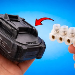 🔋Never Buy Drill Batteries Again! Use Terminal Block and Watch What Happens!😱